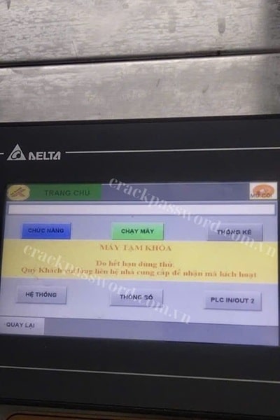 unlock password hmi delta